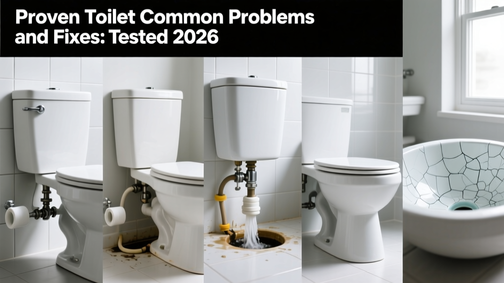 Proven Toilet Common Problems and Fixes: Tested 2026