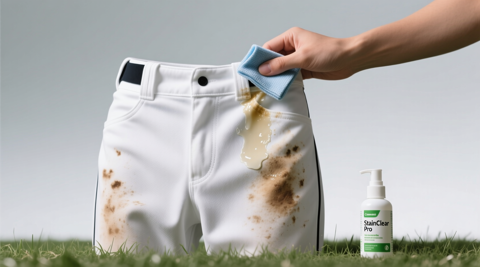 how to remove grass stains from white baseball pants