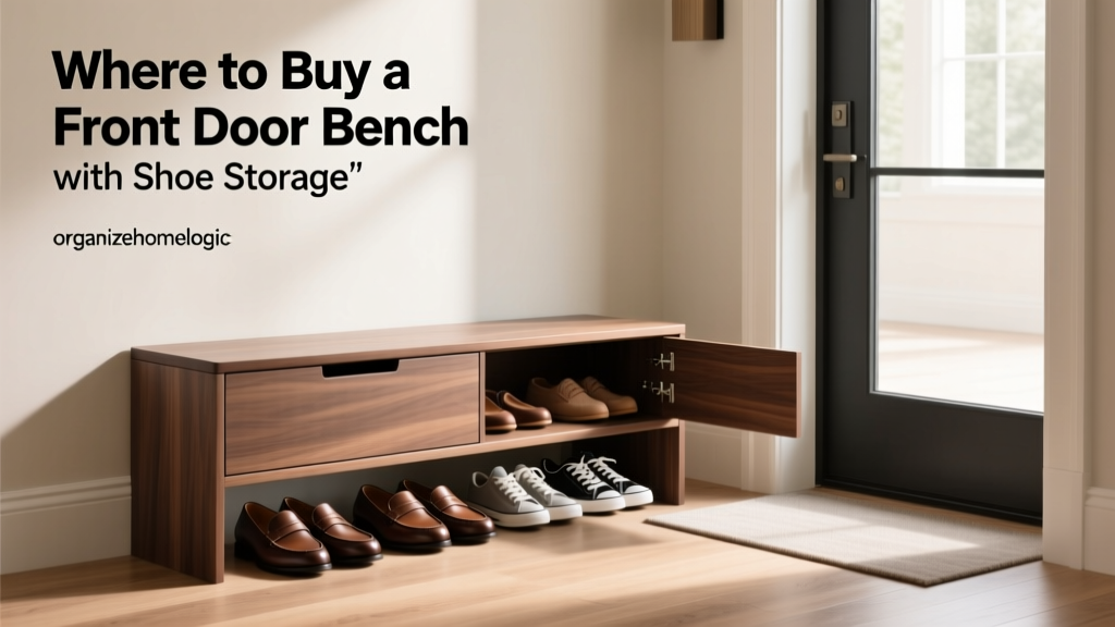 Where to Buy a Front Door Bench with Shoe Storage
