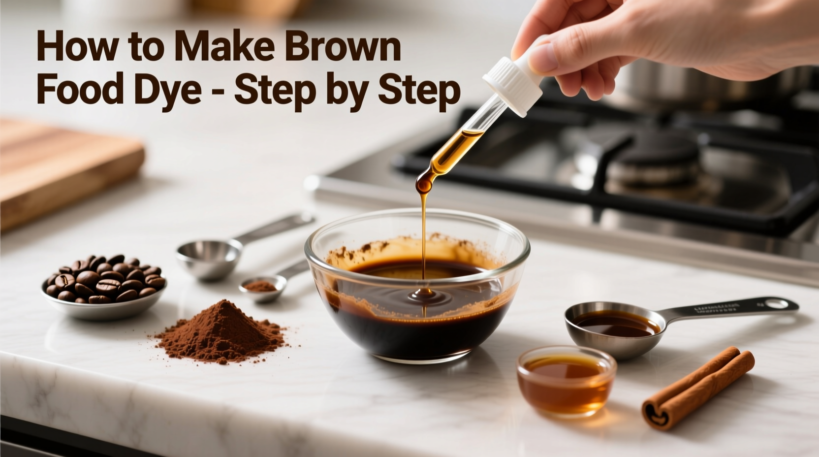 how do you make brown food dye