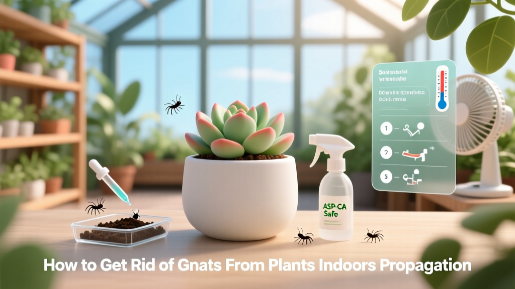 How to Get Rid of Gnats From Plants Indoors Propagation