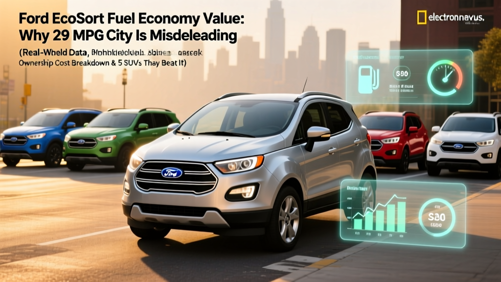 Ford EcoSport Fuel Economy Value: Why 29 MPG City Is Misleading (Real-World Data, Ownership Cost Breakdown & 5 SUVs That Beat It)