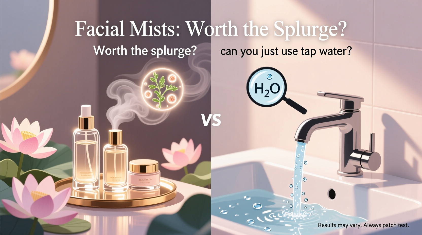 facial mists worth the splurge or can you just use tap water