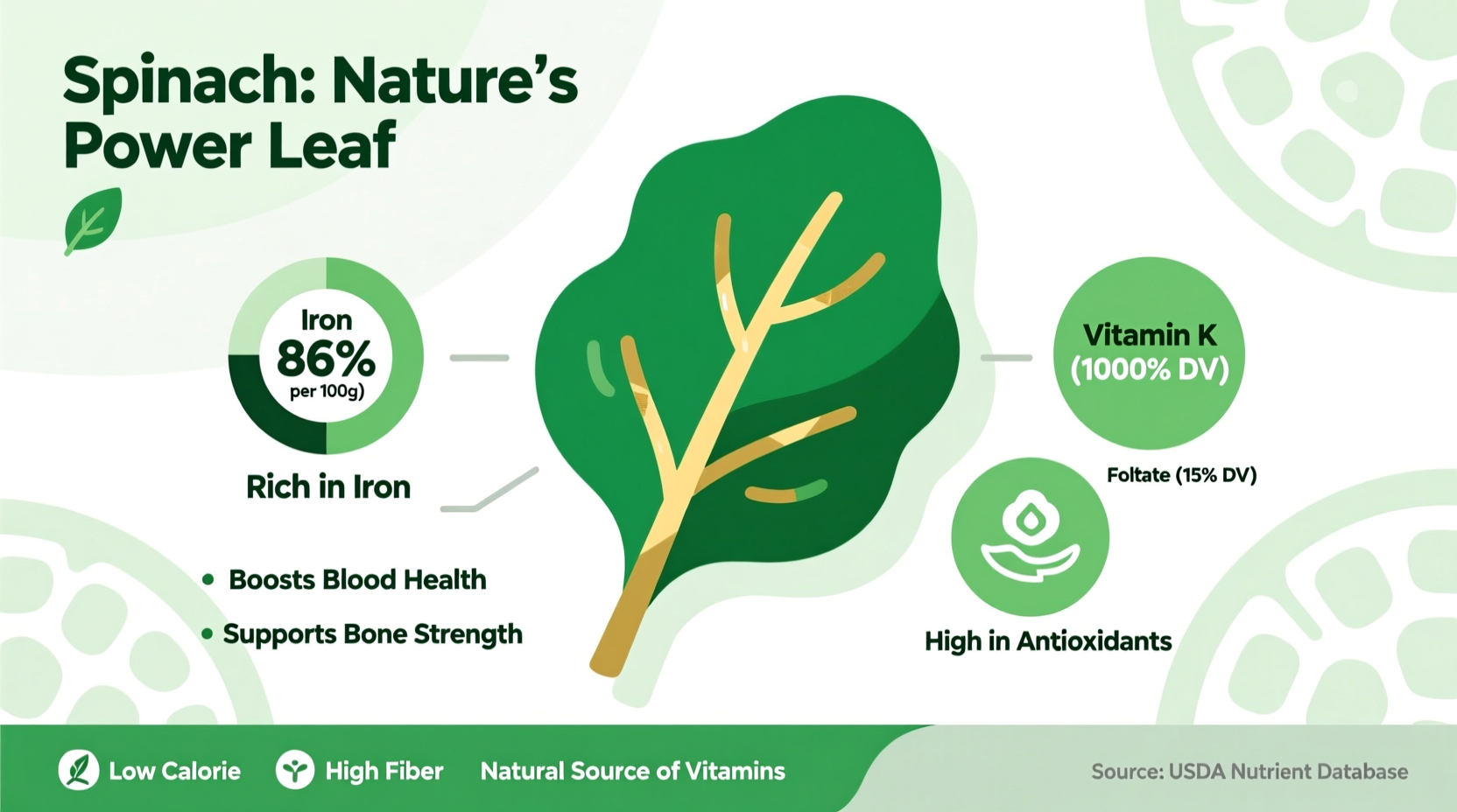 nutritional benefits and key facts about spinach
