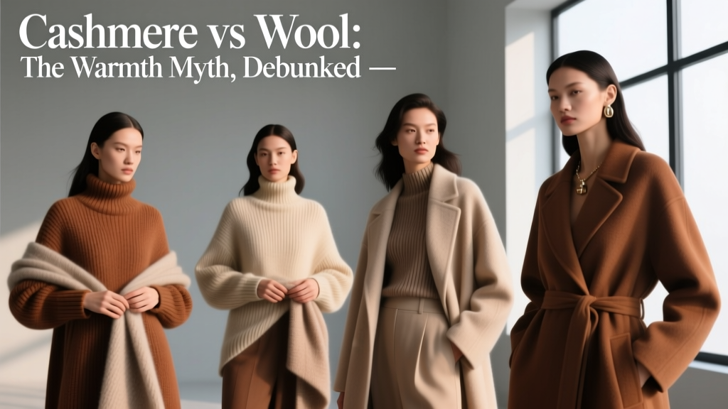 Cashmere vs Wool: The Warmth Myth, Debunked