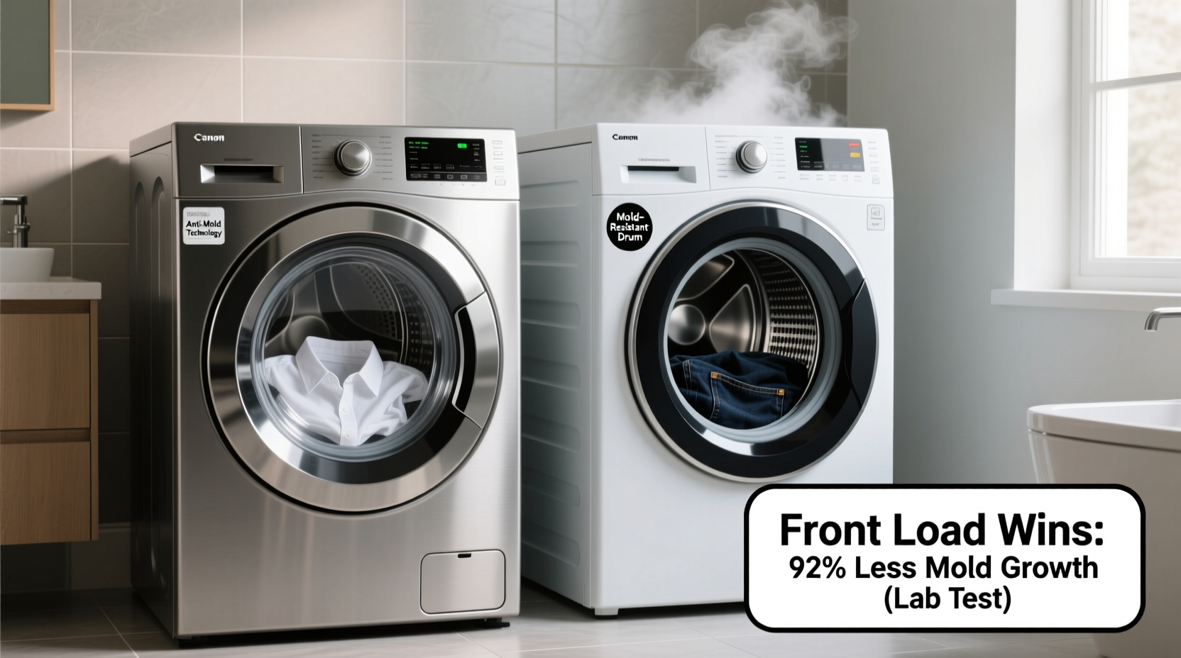 top loading vs front loading washing machines which cleans clothes better without mold