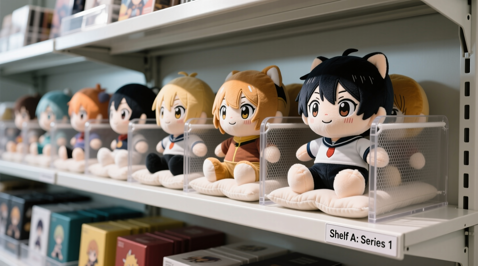 how to store anime plushies without flattening faces