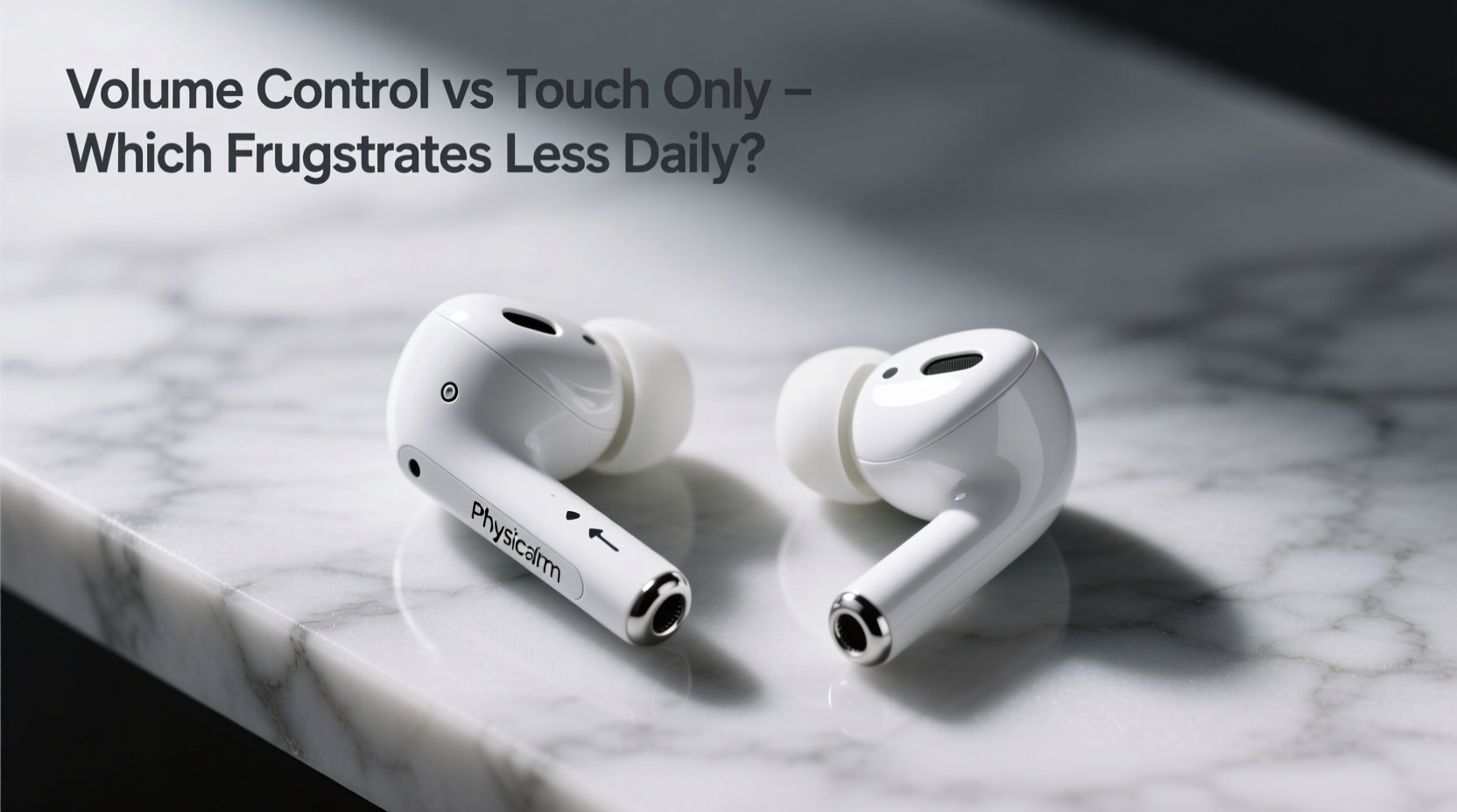 wireless earbuds with volume control vs touch only which is less frustrating daily