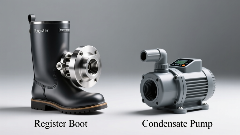 Register Boot vs Condensate Pump: Which Fits Your HVAC Setup?