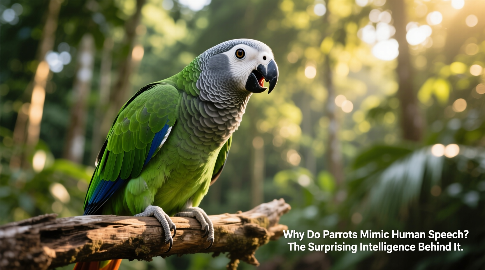 why do parrots mimic human speech the surprising intelligence behind it