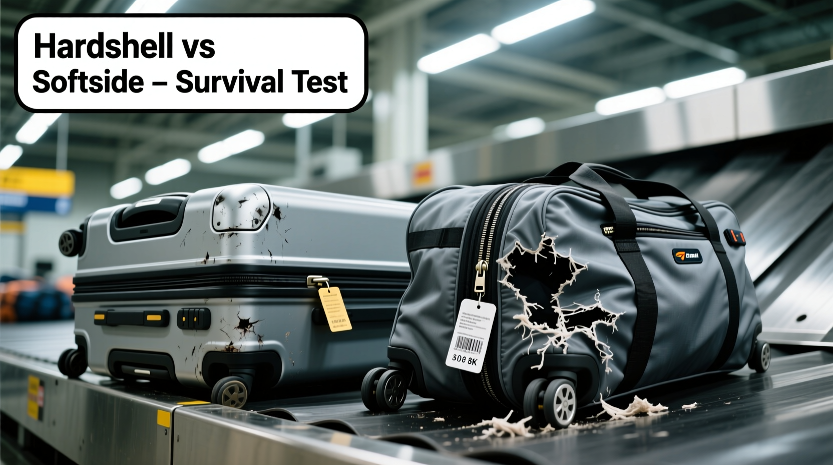 hardshell suitcase vs softside which survives airport baggage handling best