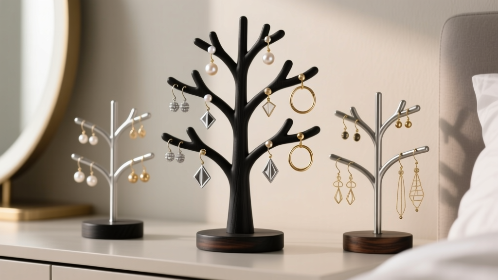 Pierced Earring Holder Trees: Real Storage Solutions