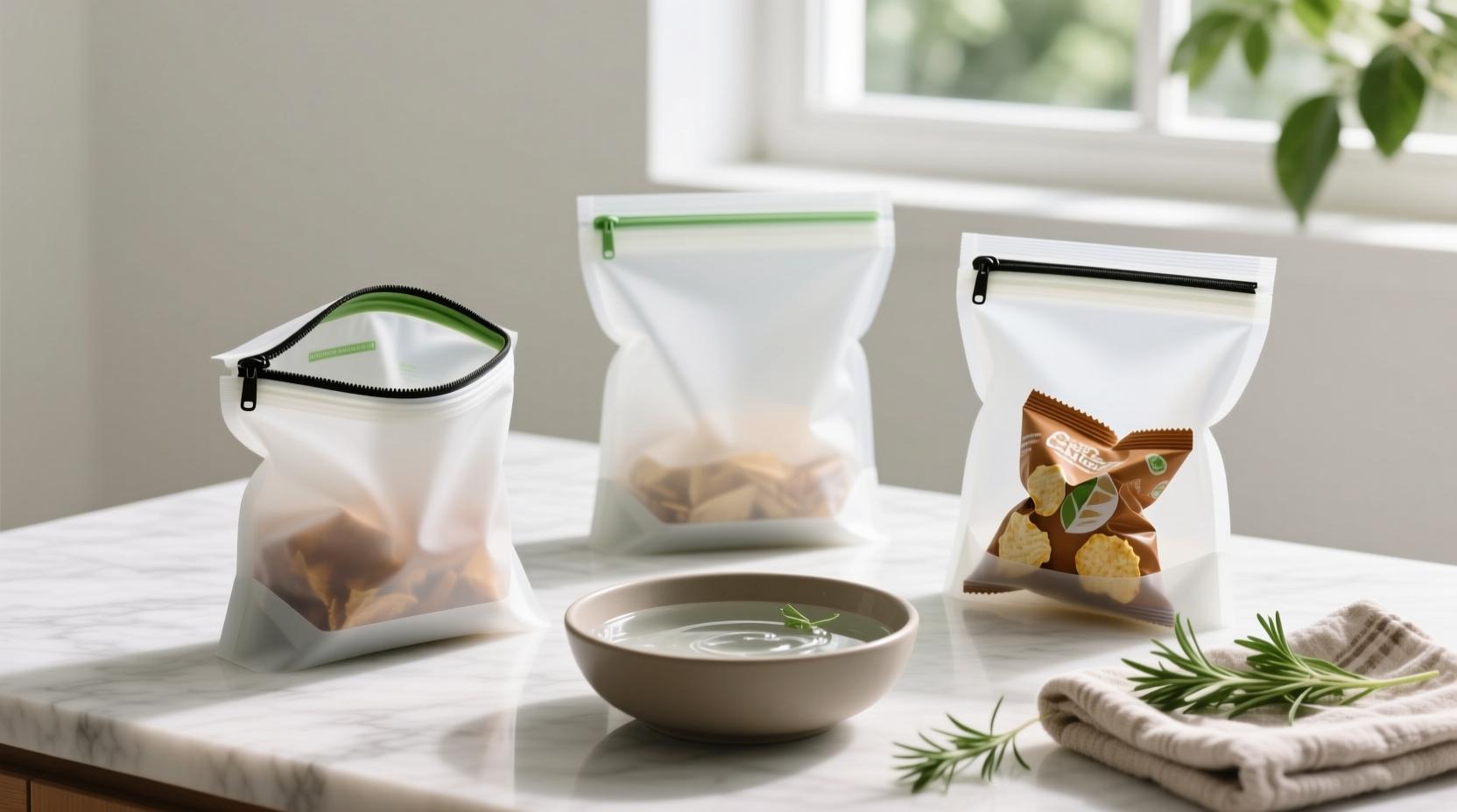 how to clean reusable snack bags without warping the zip