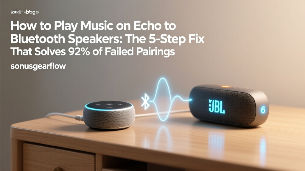 Echo Bluetooth Speaker Setup: Fix 2026 Pairing Issues