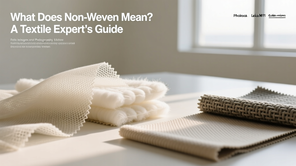 What Does Non Woven Mean? A Textile Expert’s Guide