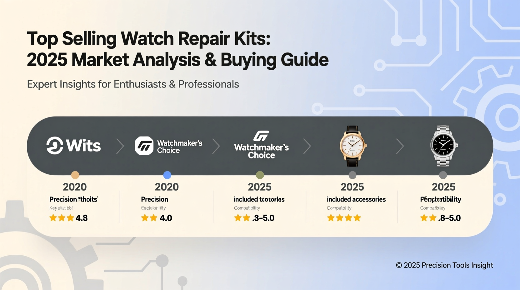 Top Selling Watch Repair Kits: 2025 Market Analysis & Buying Guide