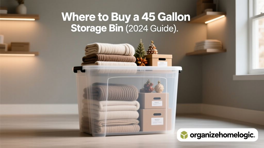 Where to Buy a 45 Gallon Storage Bin (2024 Guide)