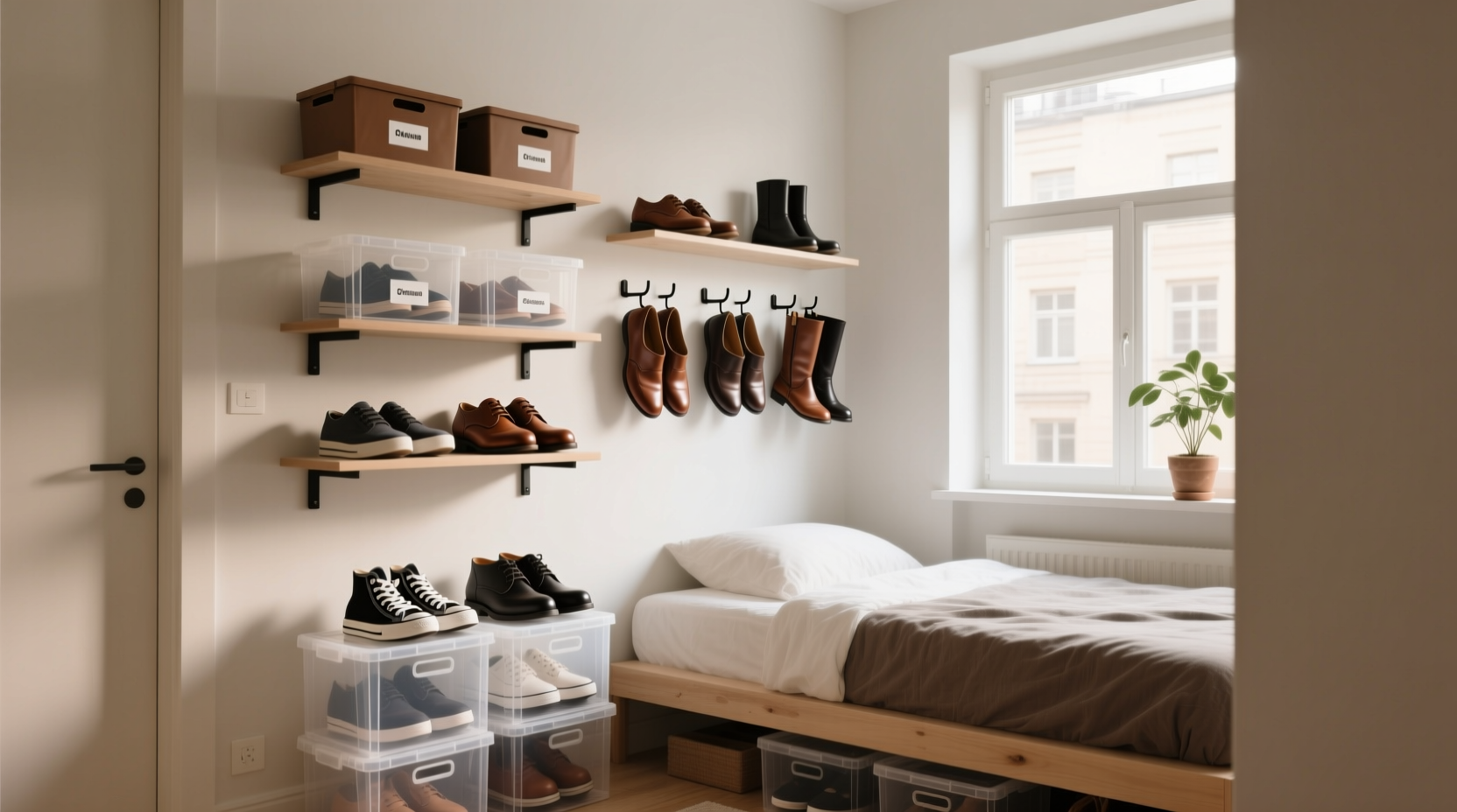 the best ways to store shoes in small spaces
