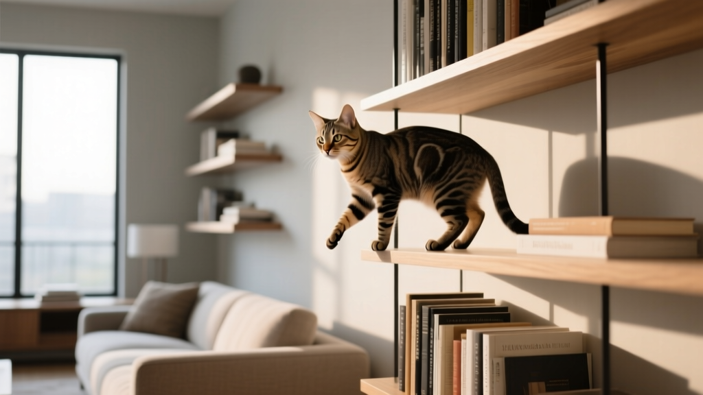 Cat Perching Behavior: High Place Security Need