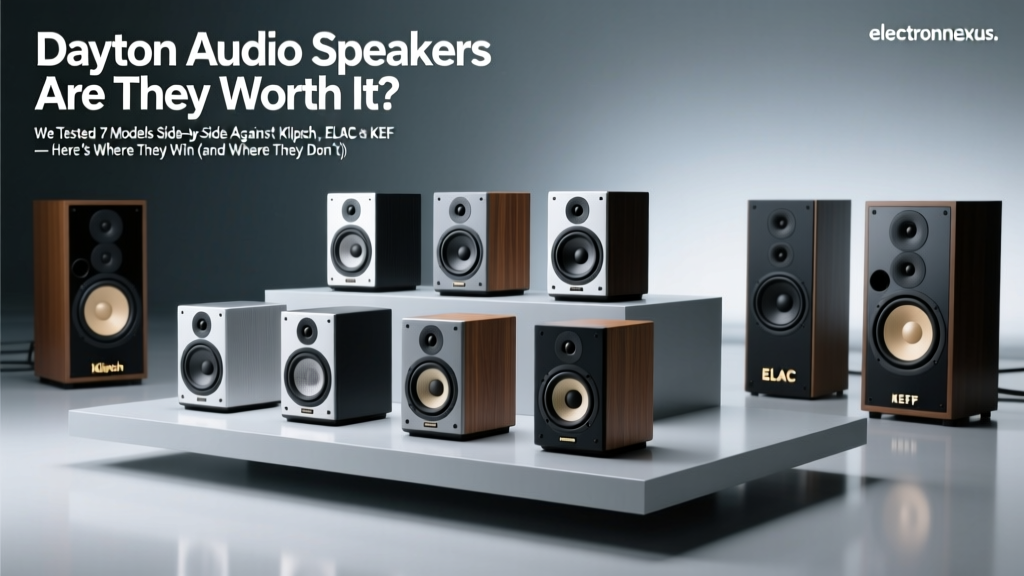 Dayton Audio Speakers Are They Worth It? We Tested 7 Models Side-by-Side Against Klipsch, ELAC & KEF — Here’s Where They Win (and Where They Don’t)
