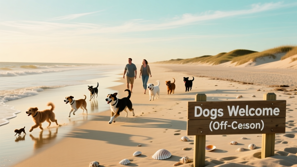 Wrightsville Beach, NC — a scenic stretch of sand where dogs are welcome during off-season months