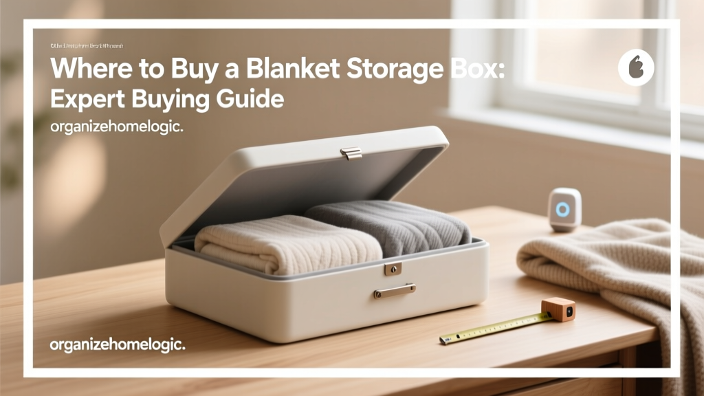 Where to Buy a Blanket Storage Box: Expert Buying Guide