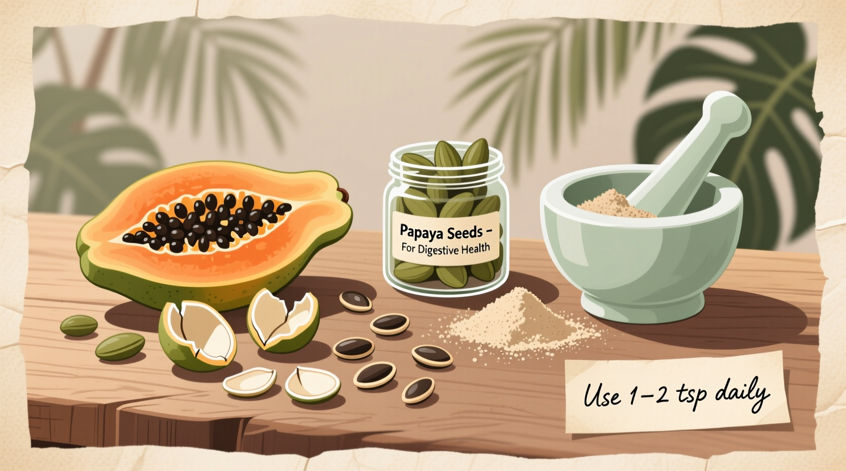 what to do with papaya seeds