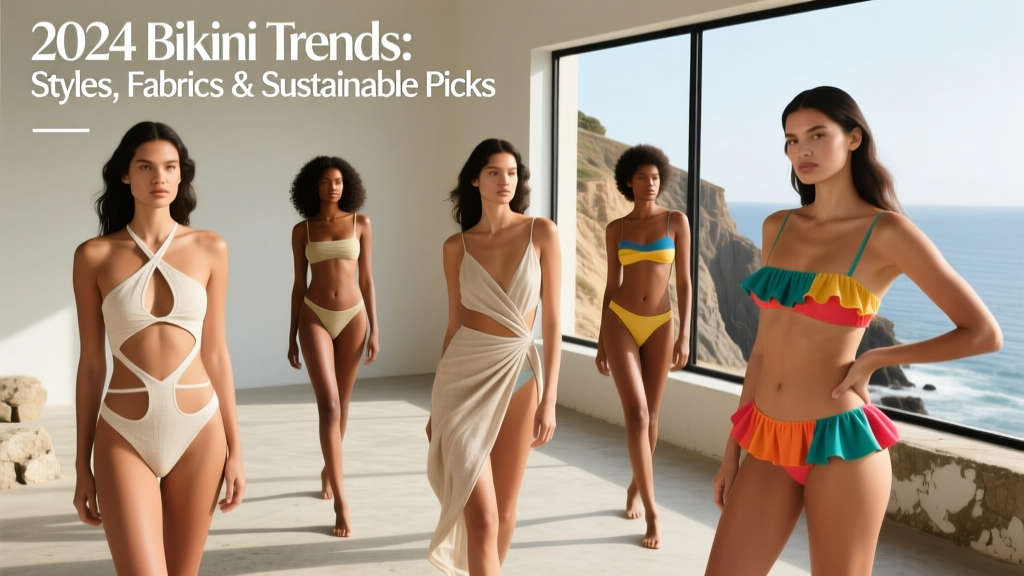 2024 Bikini Trends: Styles, Fabrics & Sustainable Picks