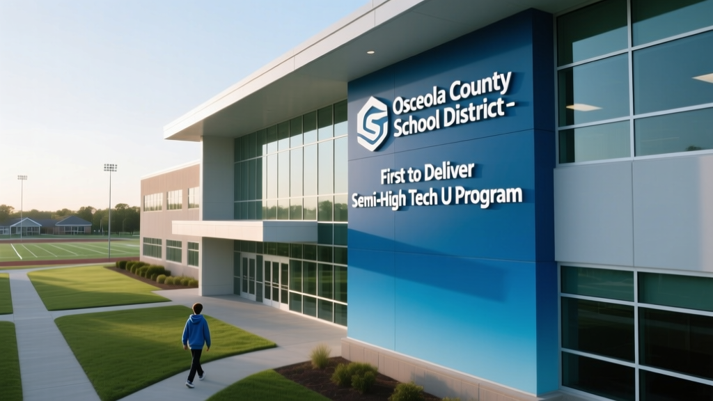School District of Osceola County First to Deliver Semi-High-Tech U Program: A Blueprint for Equitable, Scalable STEM Education Infrastructure