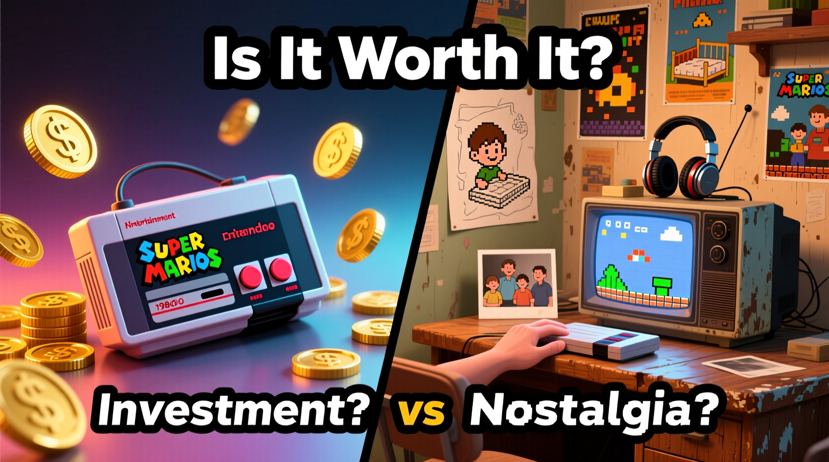 is retro game collecting worth it as an investment or just nostalgia