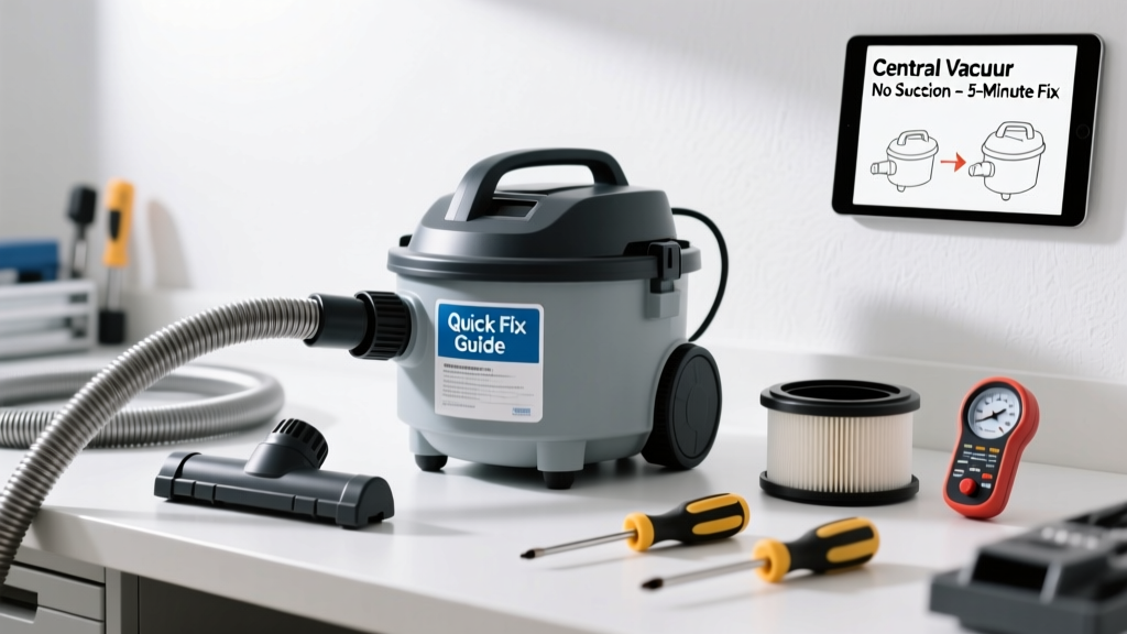 Central Vacuum No Suction: Quick Fix Guide