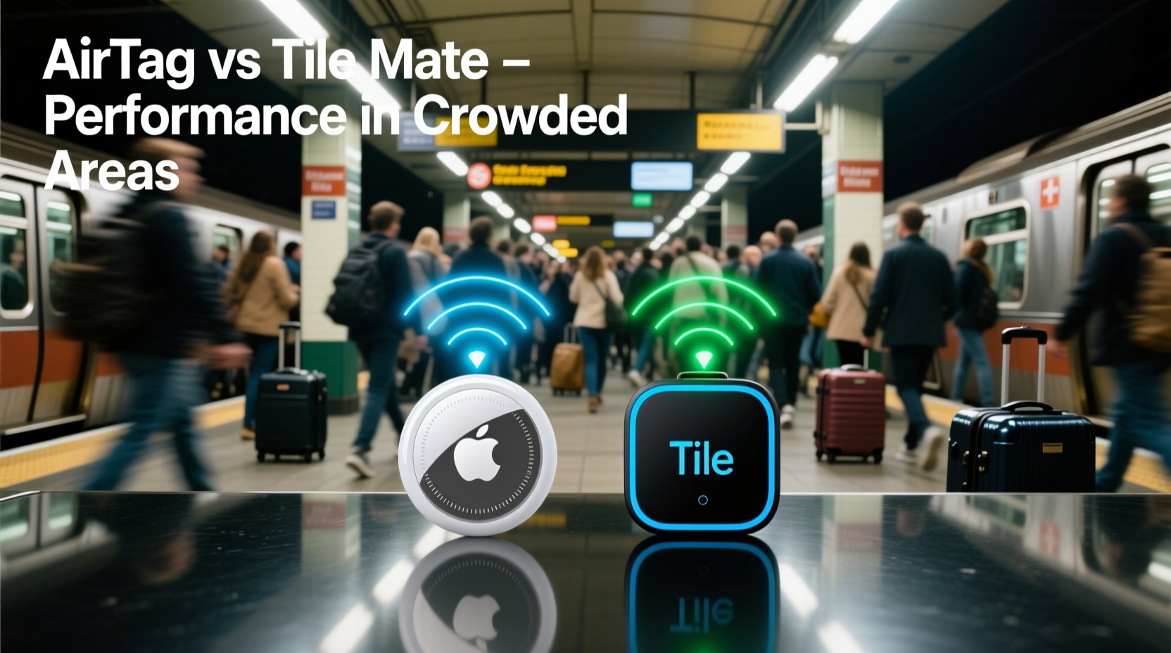 airtag vs tile mate which tracker works better in crowded areas