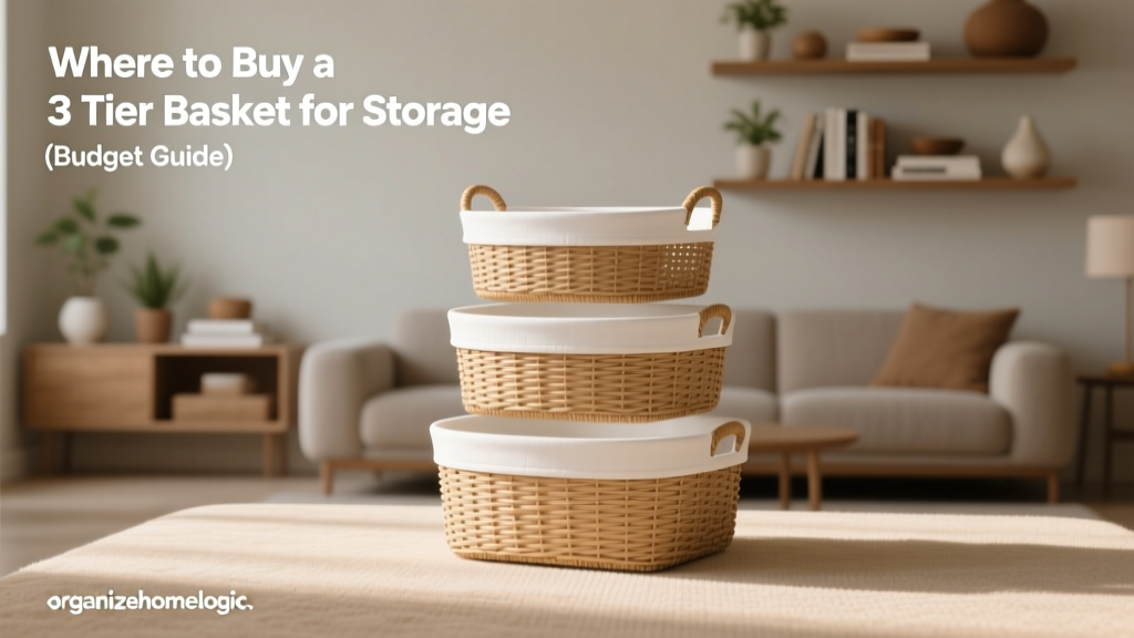 Where to Buy a 3 Tier Basket for Storage (Budget Guide)