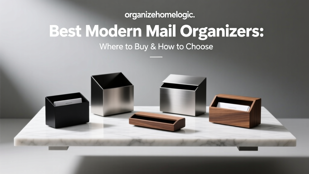 Best Modern Mail Organizers: Where to Buy & How to Choose
