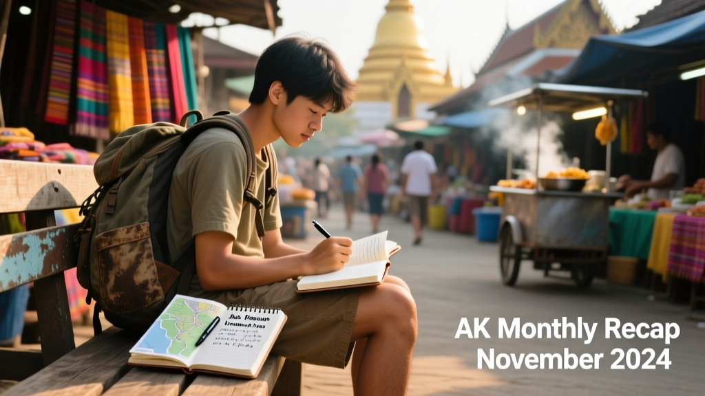 AK Monthly Recap: November 2024 — Budget Travel Insights, Real Costs, and Backpacker Field Notes