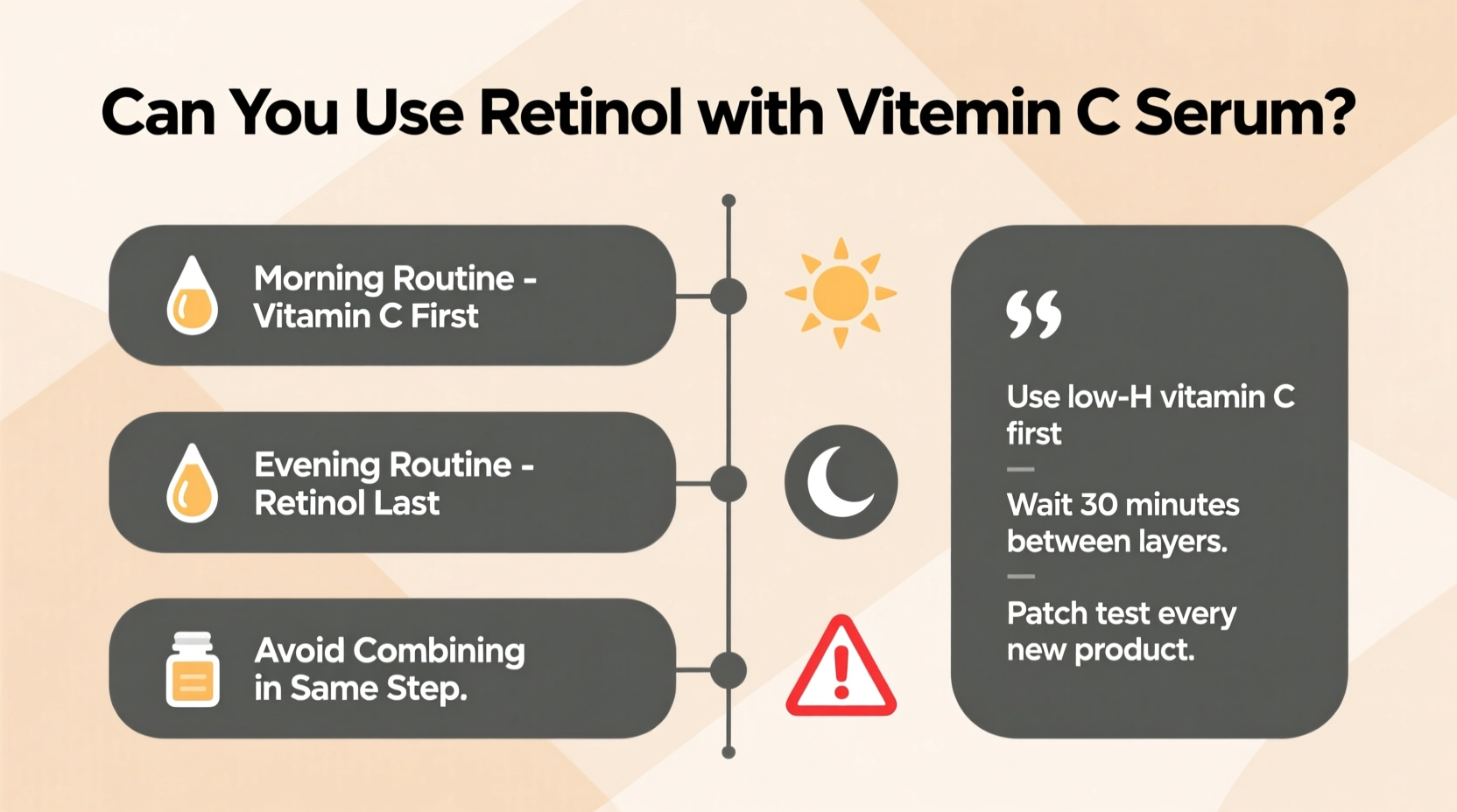 can you use retinol with vitamin c serum the ultimate guide to layering without irritation