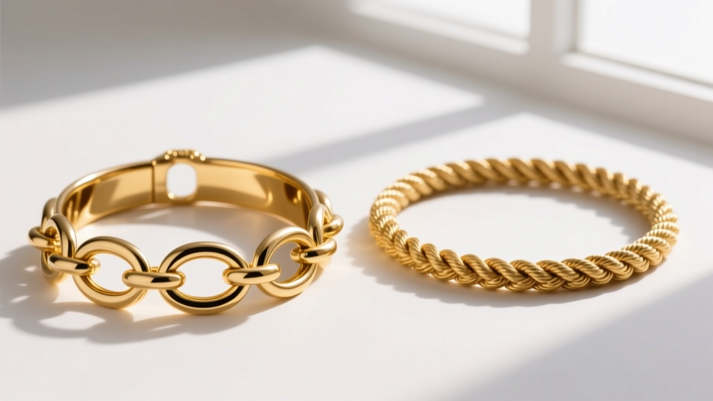 Illustration of a hollow gold rope necklace chain next to a solid one, revealing internal empty space versus a dense metal core.