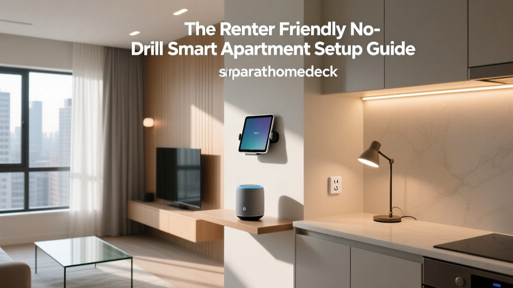 The Renter Friendly No-Drill Smart Apartment Setup Guide