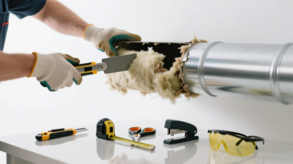Replacing Damaged Duct Insulation: A Step-by-Step Fix