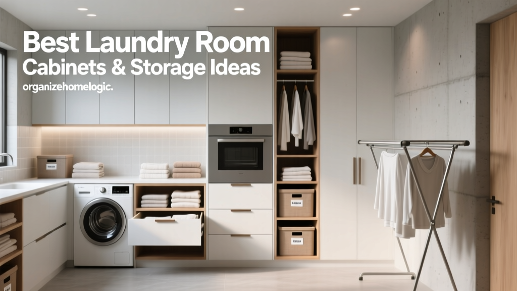 Best Laundry Room Cabinets & Storage Ideas