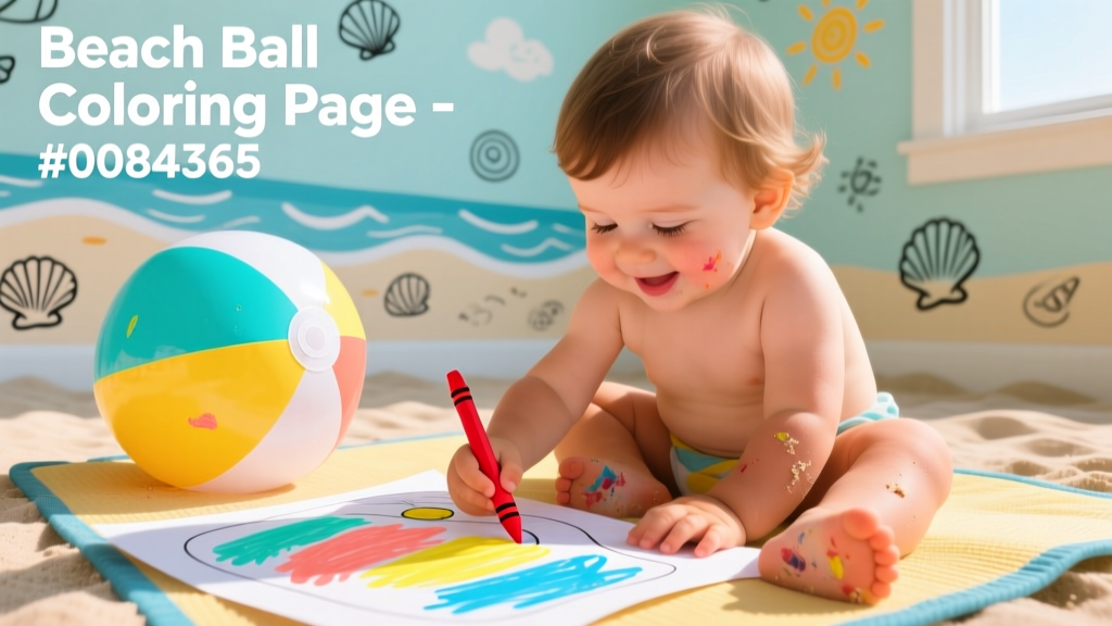 Beach Ball Coloring Pages for Toddlers: Developmental Benefits, Practical Tips, and Printable Insights (Toddler_0084365)