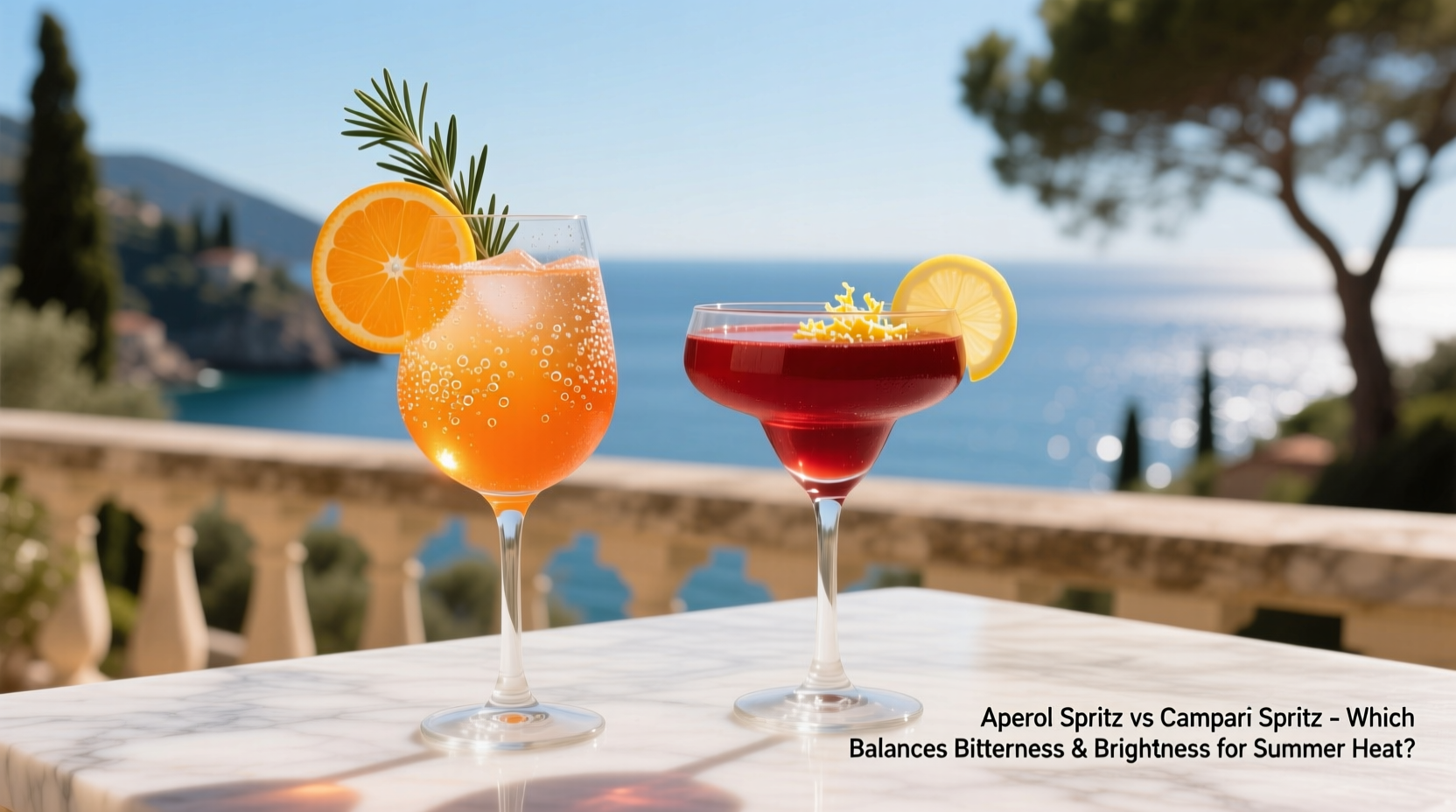 aperol spritz vs Campari spritz which one balances bitterness and brightness for summer heat