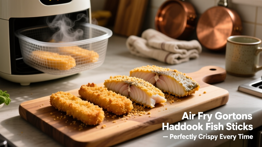 Air Fry Gorton’s Haddock Fish Sticks Crispy & Safe