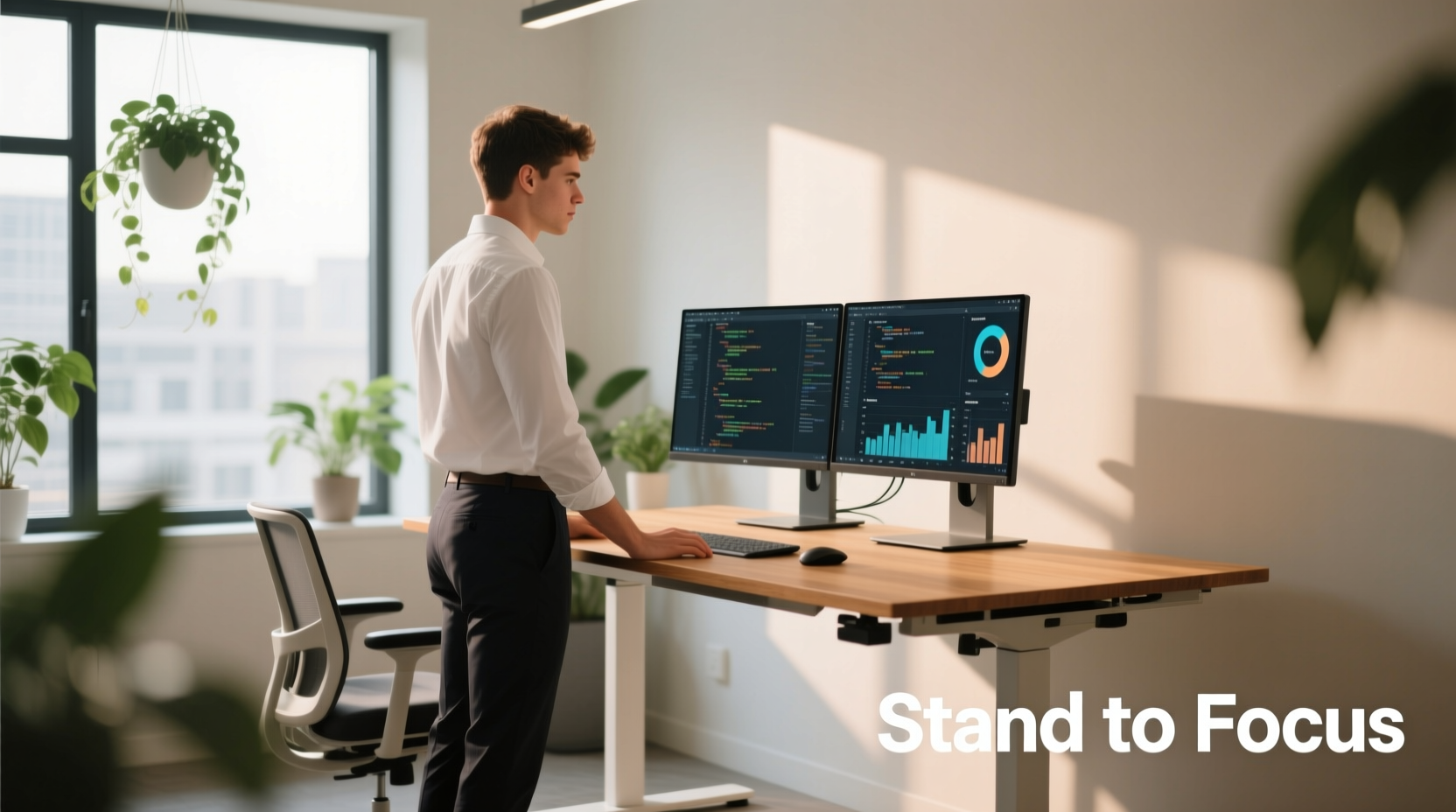 is standing while working really better for focus and energy