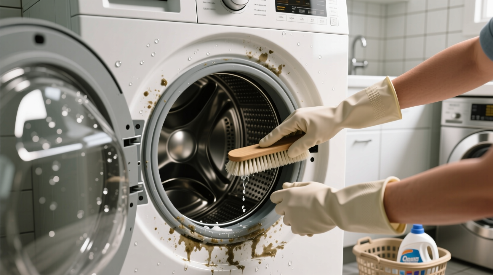 how to clean top loading washing machine