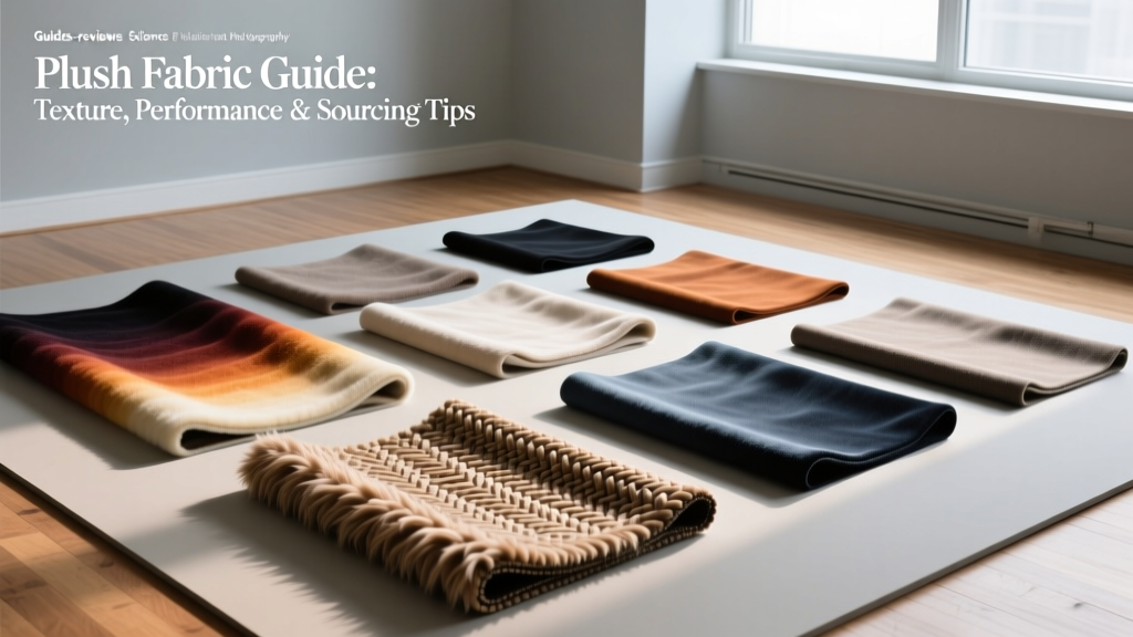 Plush Fabric Guide: Texture, Performance & Sourcing Tips