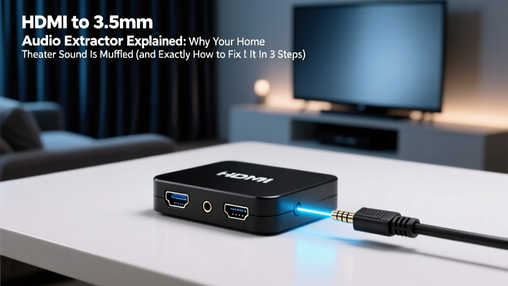 HDMI to 3.5mm Audio Extractor Explained: Why Your Home Theater Sound Is Muffled (and Exactly How to Fix It in 3 Steps)