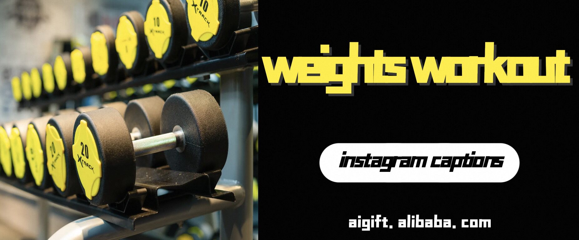 weights workout captions for instagram