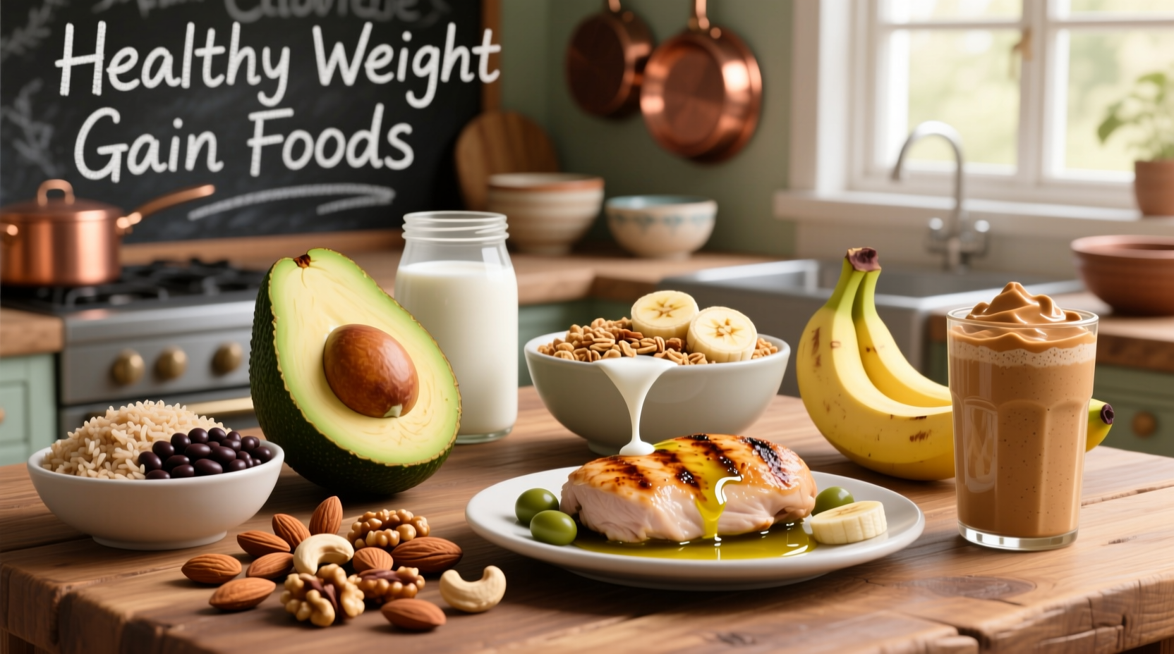 what are the foods to eat to gain weight