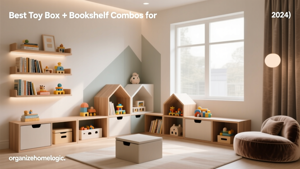 Best Toy Box + Bookshelf Combos for Playrooms (2024)